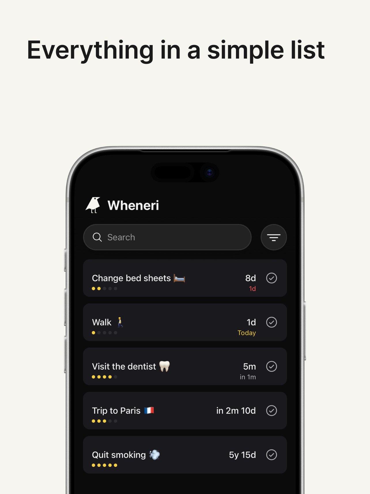 Wheneri screenshot